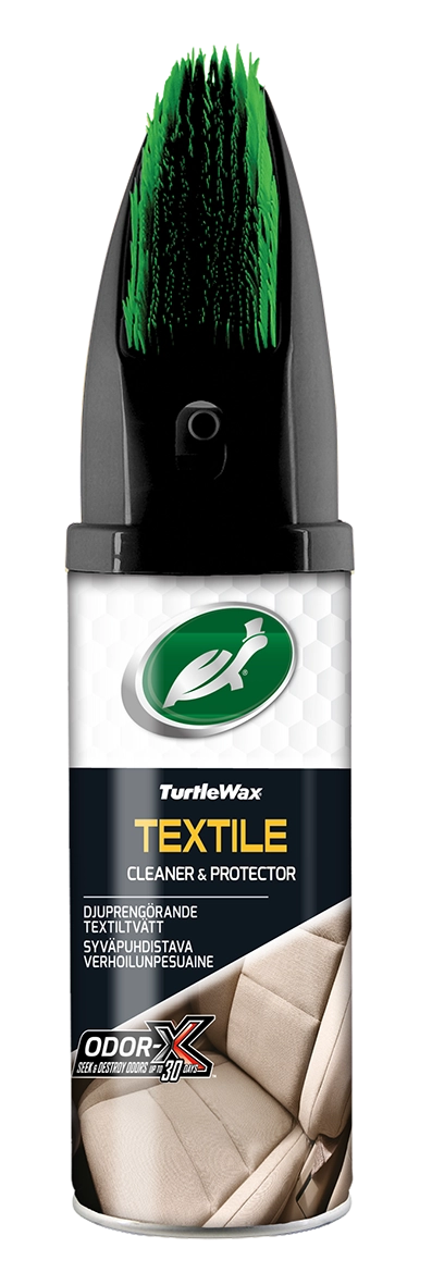Turtle Wax Textile Cleaner & Protector Tekstilrens med børste, 400 ml
