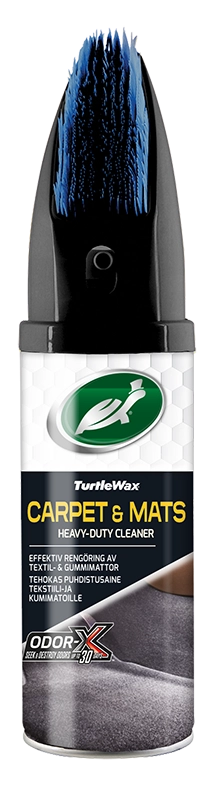 Turtle Wax Carpet & Rubber Cleaner Tekstil og gummirens med børste 400 ml