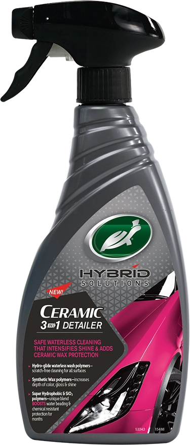 Turtle Wax Ceramic 3 In 1 Detailer Rengjør, øker glans og beskytter. 500ml