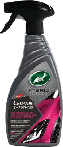 Turtle Wax Ceramic 3 In 1 Detailer Rengjør, øker glans og beskytter. 500ml