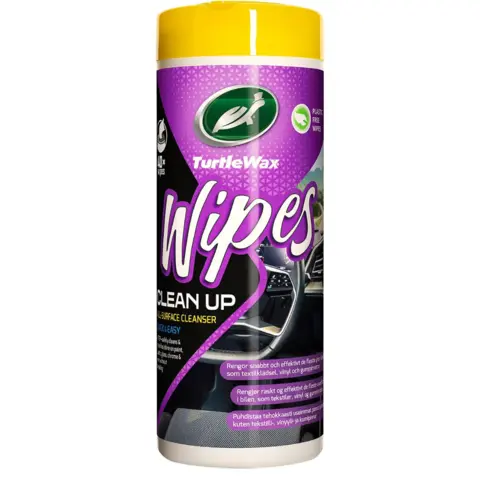 Turtle Wax Wipes Clean-Up Tub 40 stk slitesterke Wipes