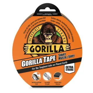 Gorilla Tape Sort Kraftig festeevne 32 m