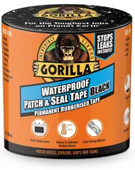 Gorilla Waterproof Patch &amp; Seal Black Reparasjonstape 300 mm lang x 100mm bred