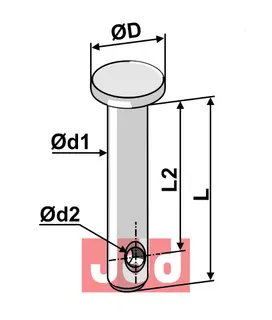 Splitt bolt Ø10x60