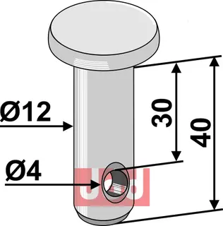 Splitt bolt Ø12x40