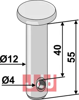 Splitt bolt Ø12x55