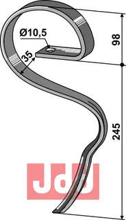 Harvetann 25x8 Rau