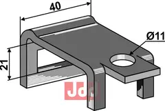 Holder til tand 26 x 10