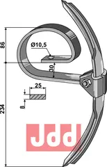 Harvetann ZJ62 komplet Doublet-Record/HE-VA