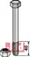Bolt M16x2x150 - 8.8 m. Låsemutter