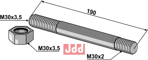 Gjenge stang - JDD Utstyr