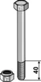 Bolt M14x2x160 8.8 m/mutter