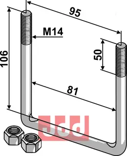 Spændebøjle - M14