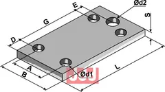 Beslag 150x10x100