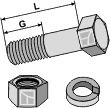 Bolt 5/8"UNF 12.9 m/mutter