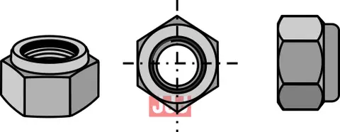 Låsemutter M10x1,5 - 8.8