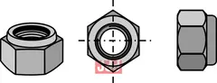 Låsemutter M16x2 - 8.8