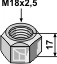 Låsemutter M18x2,5 10.9
