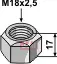 Låsemutter M18x2,5 - 10.9