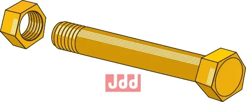 Bolt m. Låsemutter - JDD Utstyr
