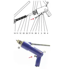 Avtrekker std til piggpistol 12mm