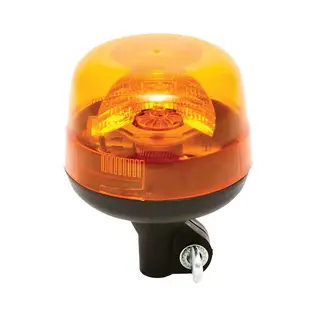 R65 Compact ECCO LED varselblinklampe med fleksifot til piggmontering