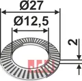 Blokkeringsskive til Claas Ø27 x 2 mm - Hull Ø12,5 mm