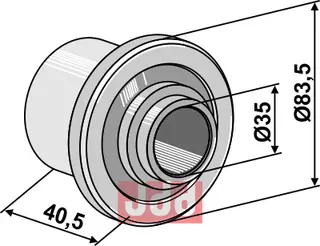 Avstands foring -41.5mm Hankmo