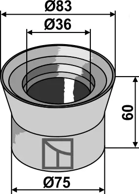 Flens lang Ø83 Til 31-0031B