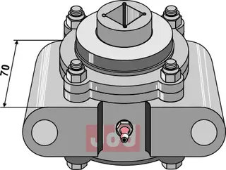 Lagerhus komplett uten fett Passer til lager 31-0061-31-0069