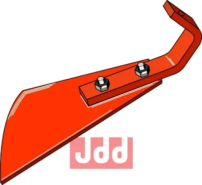 Avskraper komplet - venstre - JDD Utstyr