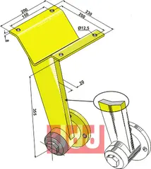 Holder for talllerken - forsterket