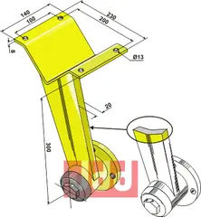 Holder for talllerken - forsterket