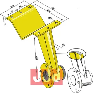Frontskivefeste for ukjent merke Frame: 100x100 mm