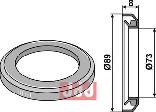 Front ring - Ø89xØ73x8