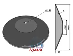 Tallerken glatt610x5 Niaux