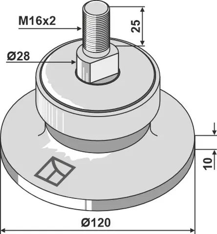 Lager M16x2