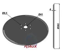 Såskjær metall Ø382x4 Salford
