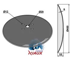 Tallerken glatt&#216;460x4 Niaux