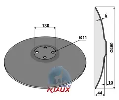Tallerken glatt&#216;450x5 Niaux