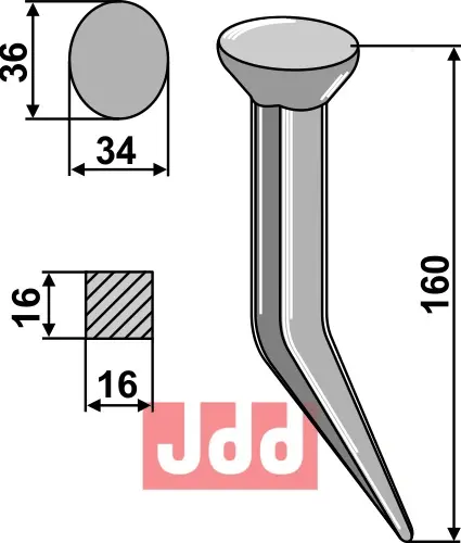 Harvetann for påsveising - JDD Utstyr