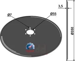 Skiveskjær Ø350x3,5 Amazone