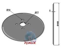 Skiveskjær Ø460x5 John Deere