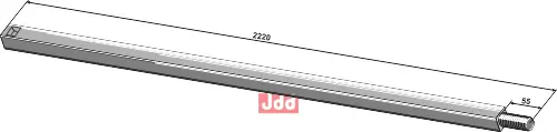 Firkantet aksel - JDD Utstyr