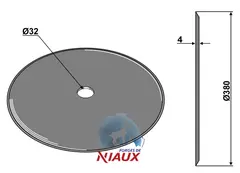 Såskjær metall Ø380x4 Universal