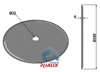 Såskjær metall Ø380x4 Universal