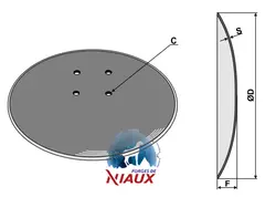 Tallerken glatt&#216;510x4 Niaux