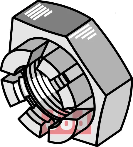 KronMutter – M27x1,5 - JDD Utstyr