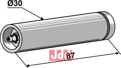 Aksel Ø30 med smørenippel - JDD Utstyr