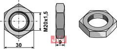 Mutter M20x1,5